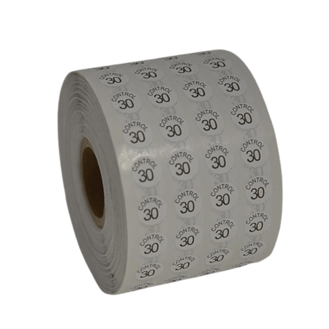 Etiketleme Makinesi Kontrol Etiket 30 No (5 Rulo 50.000 Adet) görseli 2