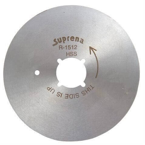 Suprena Yuvarlak Kumaş Kesim Motor Bıçak / R1512(R) HSS (KMSHSS1512) görseli 3