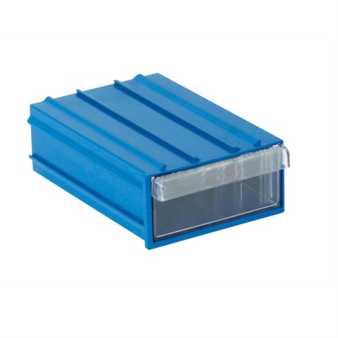 Plastik Çekmece Mavi Şeffaf 85X122X41mm / 102 30Adet görseli 3