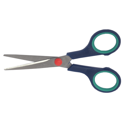Plastik Saplı Çok Amaçlı Makas 5-1/2 İnç 14cm / C2005T görseli 2