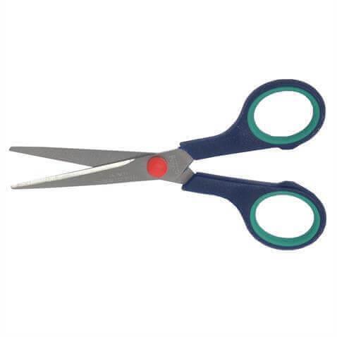 Plastik Saplı Çok Amaçlı Makas 5-1/2 İnç 14cm / C2005T görseli 3
