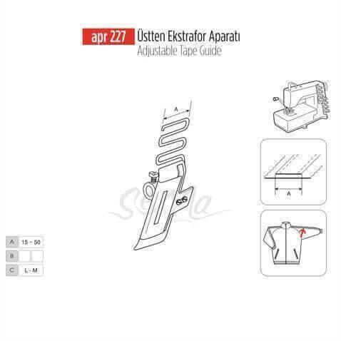 Üstten Ekstrafor Aparatı 12mm / APR 227 görseli 3