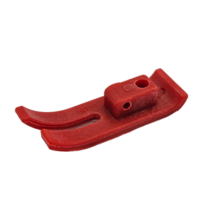 Düz Makine Sert Plastik Ayak Tabanı (Kırmızı) / MT-18B (Red) görseli 2