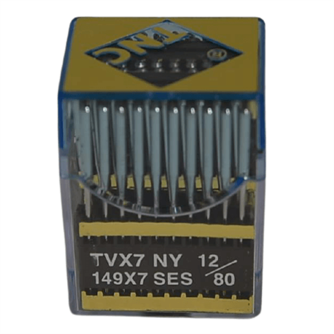 Kollu Yanmaz Dikiş İğnesi / TVX7(149X7) SES PVD 12/80 100ADET görseli 2