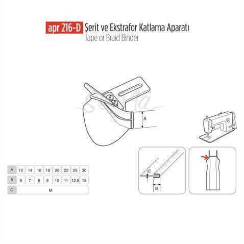 Şerit Ve Ekstrafor Katlama Apara 18X9/  APR 216-D görseli 3