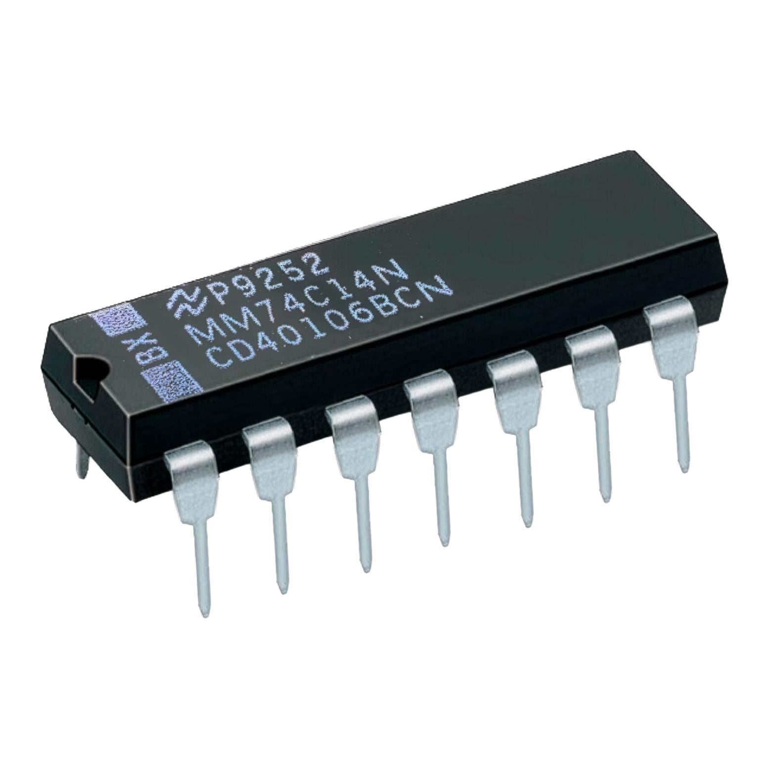 Entegre - CD40106BCN DIP-14 6'lı Schmitt Trigger Inverter