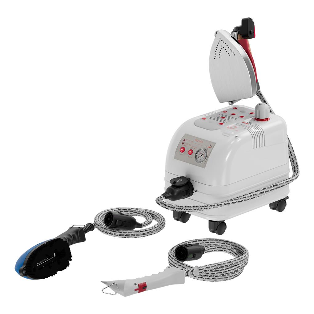 GAZZELLA TRİO CLEAN BUHARLI ÜTÜLEME VE TEMİZLEME ROBOTU - 3,5 LT ( PROFESYONEL ÜTÜ, FIRÇA,PİSTOLE VE TEMİZLİK APARATLARI DAHİL) görseli 2